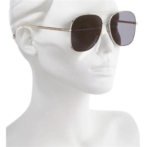 fendi 59mm angular sunglasses